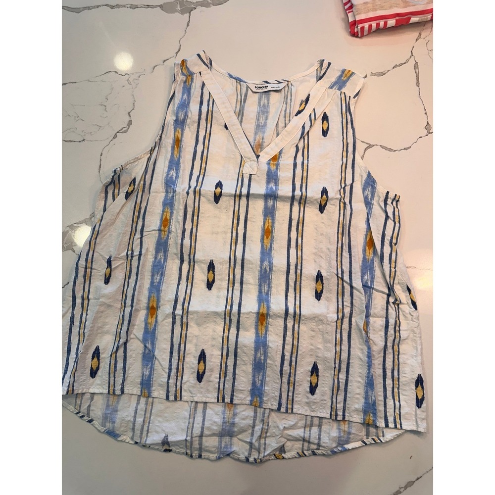 Womens Top Bundle Size L Liz Claiborne Sonoma Naif Covington Floral Striped 4pc - Picture 7 of 12